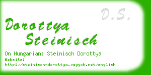 dorottya steinisch business card